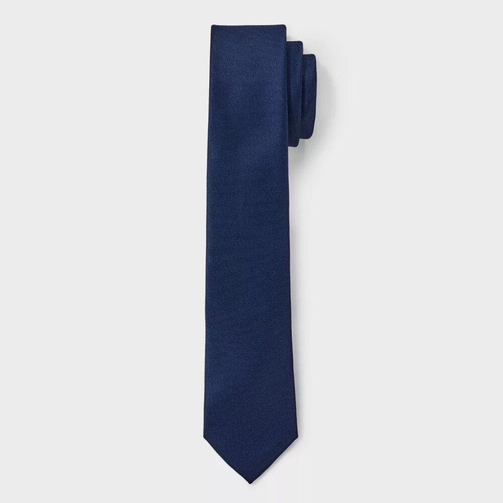 NWT Men's Neck Tie - Goodfellow & Co™ Navy Blue
